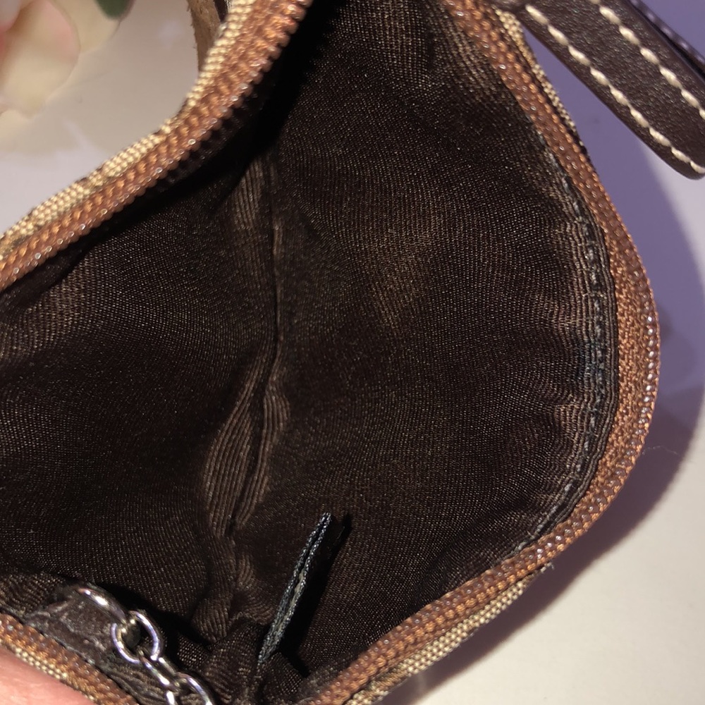 Coach Soho Mini Signature Small coin purse coach brown change purse 2000s - Picture 12 of 16